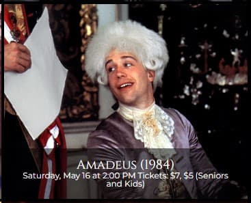 Amadeus (1984) at the Redford Theatre