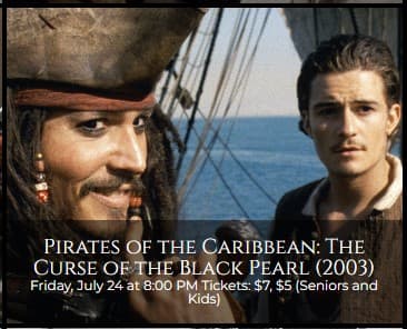 Pirates of the Caribbean: The Curse of the Black Pearl (2003) at the Redford Theatre